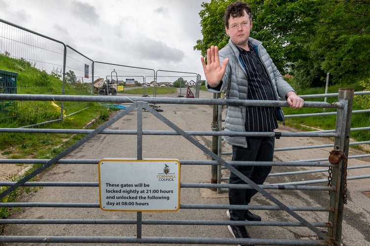 Campaigning to stop boy racers in Newquay carparks in 2020 (Picture: Paul Williams)