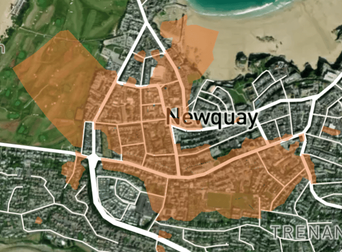 National Grid has shown the area affected