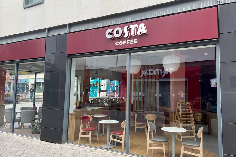 Costa Coffee is taking part in Discover St Austell: A Hospitality Adventure. (Picture: Andrew Townsend)