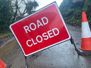 Driver sustains serious injuries 
