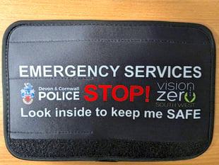 Free seat belt covers to help with communication