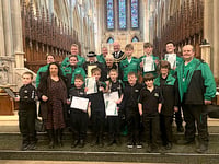 Awards for cadets at special cathedral service