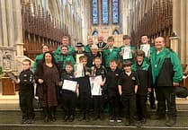 Awards for St John Ambulance cadets at special Truro Cathedral service