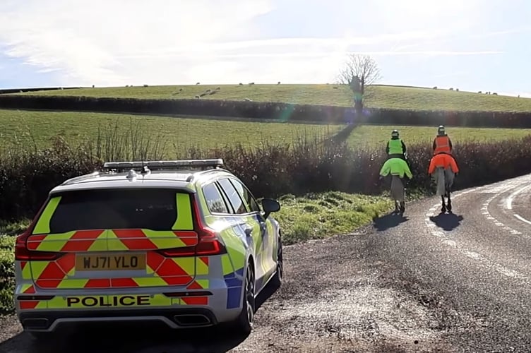 Police spotlight on equine road safety