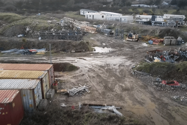 Developer accused of dumping construction waste