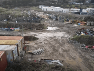 Developer accused of dumping construction waste
