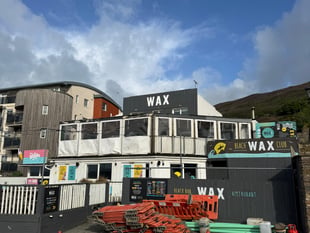 Company criticised for starting work outside restaurant 