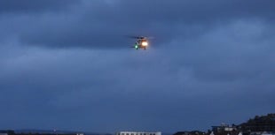 Emergency response following reports person in difficulty in water