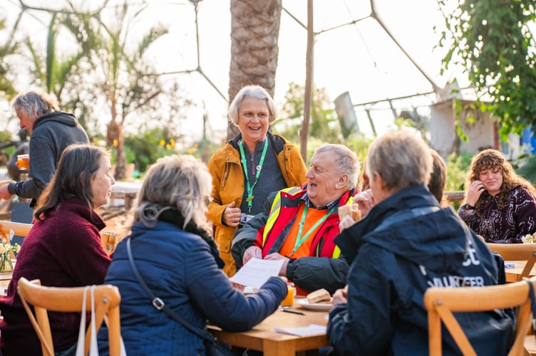 Eden Project volunteers.