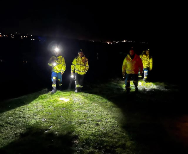Emergency services alerted to woman on cliff edge