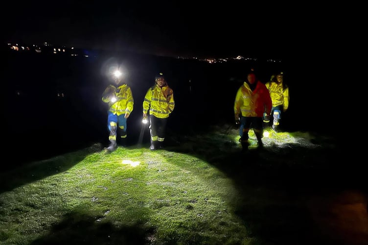 Newquay Coastguard Search and Rescue Team attended the incident