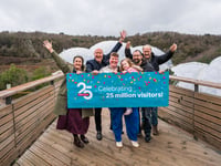 Eden celebrates 25 million visitors in 25th year with one of its first