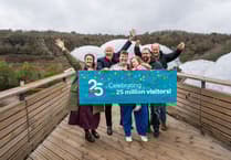 Eden celebrates 25 million visitors in 25th year with one of its first