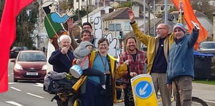 Penryn residents protest council cutting road improvement measures