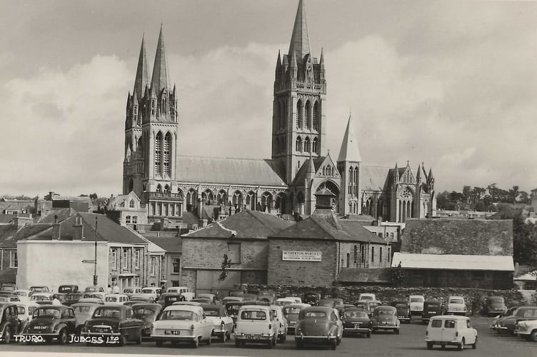 Moorfield car park circa 1963 before the construction of the multi-storey