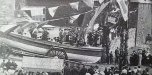 Barrie Doney: The launching of the Polkerris lifeboat