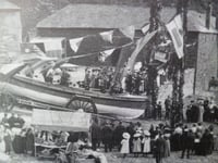 Barrie Doney: The launching of the Polkerris lifeboat