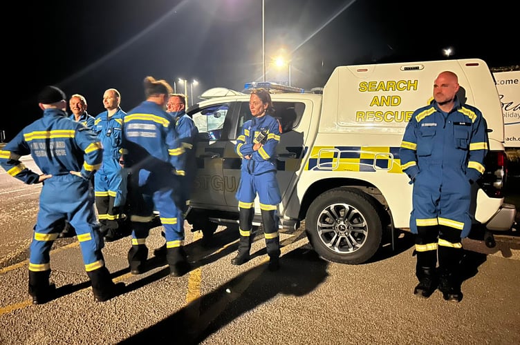 Newquay Coastguard Search and Rescue Team attended the incident