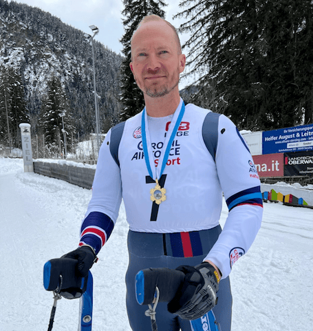 Sergeant Paul took first place in the novice category