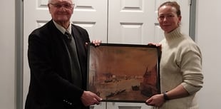 Historic painting of rowing legend finds home in Saltash
