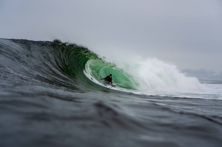 Phoebe Strachan locked in at Thurso in the film No Place Like Home (Picture: Thomas Horig)