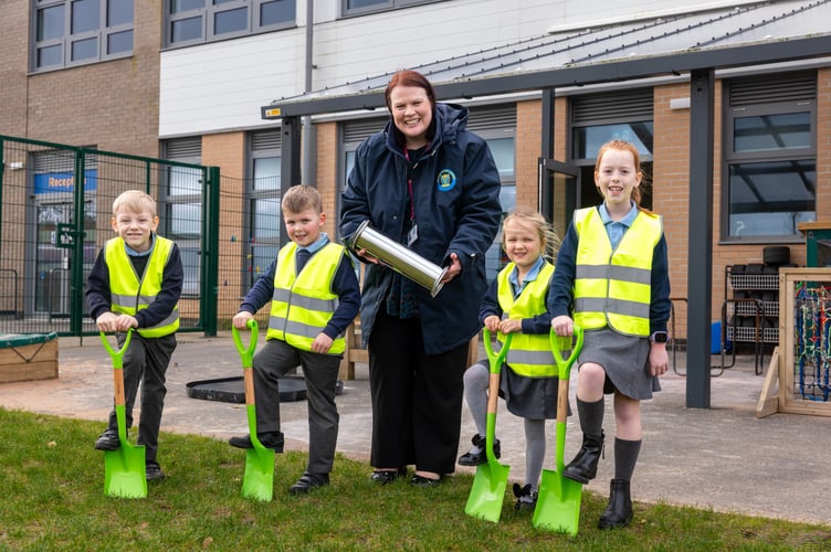 Staff and pupils attended the special event