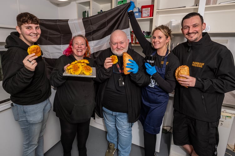 Harbour Housing in St Austell is celebrating St Piran’s Day.