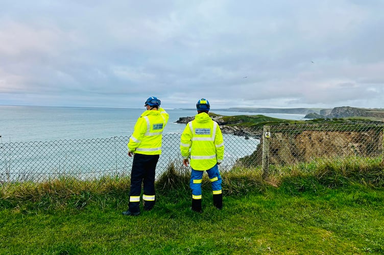 Newquay Coastguard Search and Rescue Team were among the emergency services to attend the incident