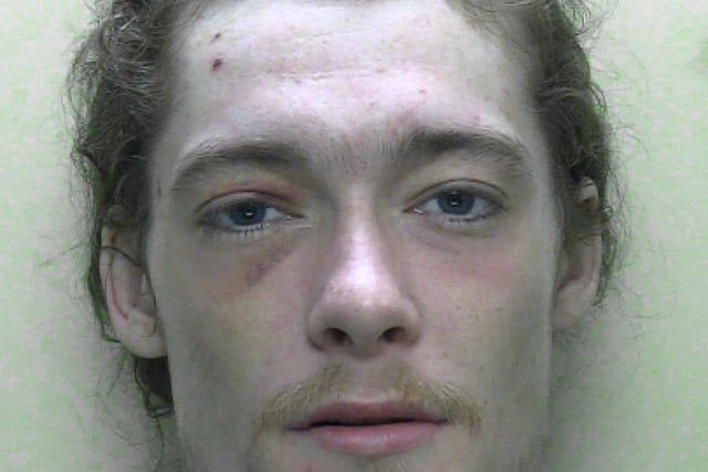 Man jailed for stabbing stranger with bottle in town centre