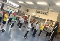 'Hammer Time' at Burraton as TV Gladiator storms school challenge