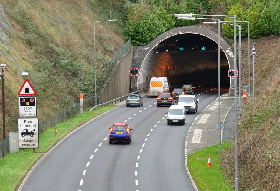 Gantries installed as Saltash tunnel overhaul moves forward