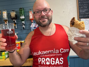 St Austell father to run London Marathon for leukaemia charity