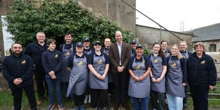 Duke makes 'crab shaped pasty' on St Piran's Day visit 