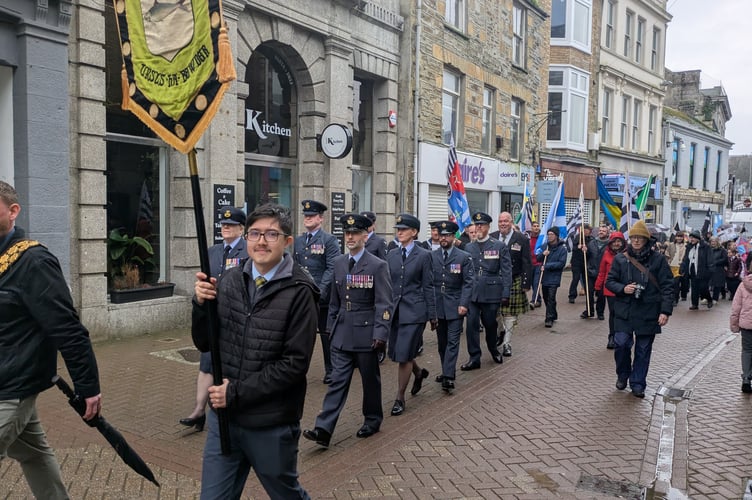A grand St Piran's Day parade was held through the town centre (Pictures: Warren Wilkins)
