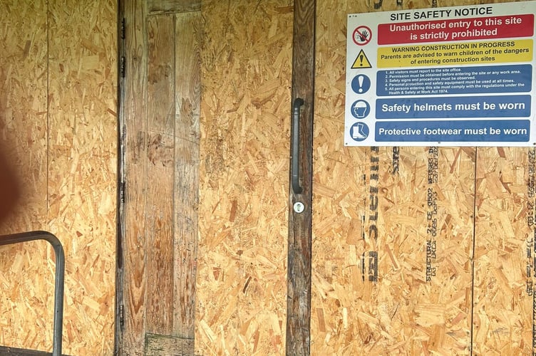 Committee members have been unable to access the interior of Trelander Community Centre since a major fire in September