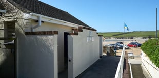 Payment system being installed at public toilet