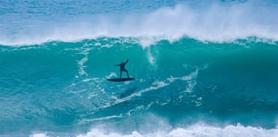 Thrills and spills as surfers take on Cribbar