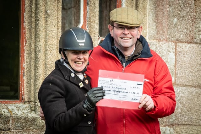 Trail hunt community raise funds for air ambulance