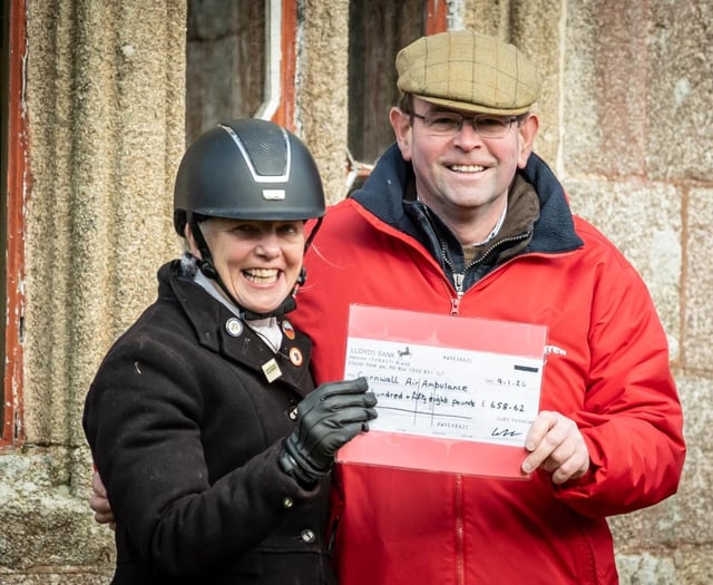 Trail hunt community raise funds for air ambulance