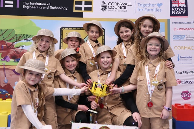 Schoolchildren take part in Lego STEM event at RNAS Culdrose