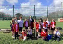 Enthusiastic pupils help to plant trees at primary school in Charlestown