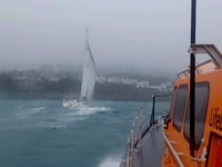 Lifeboats work together on two rescues