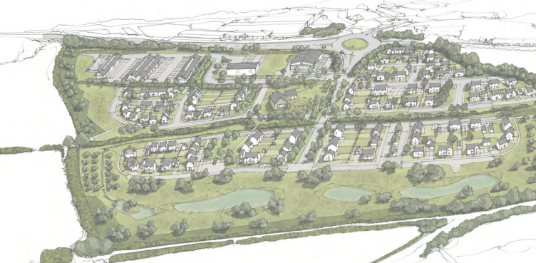 The plans for the 'mini town'