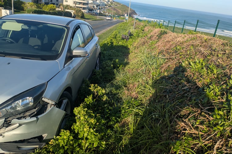 One of the vehicles involved in the accidents (Picture: Warren Wilkins)