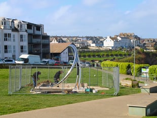 Surf sculpture takes shape