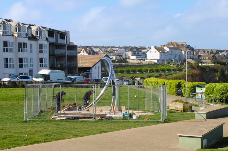 The statue has been named Surfer of the South (Picture: Newquay Town Council)