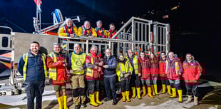 Looe Valley Rotary backs lifeboat crew with vital equipment