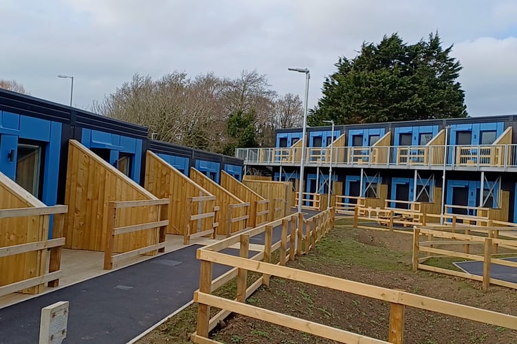 SoloHaus homeless pods in Penzance 