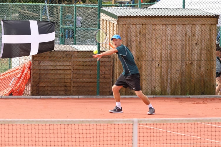 Truro tennis coach Ryan Fern