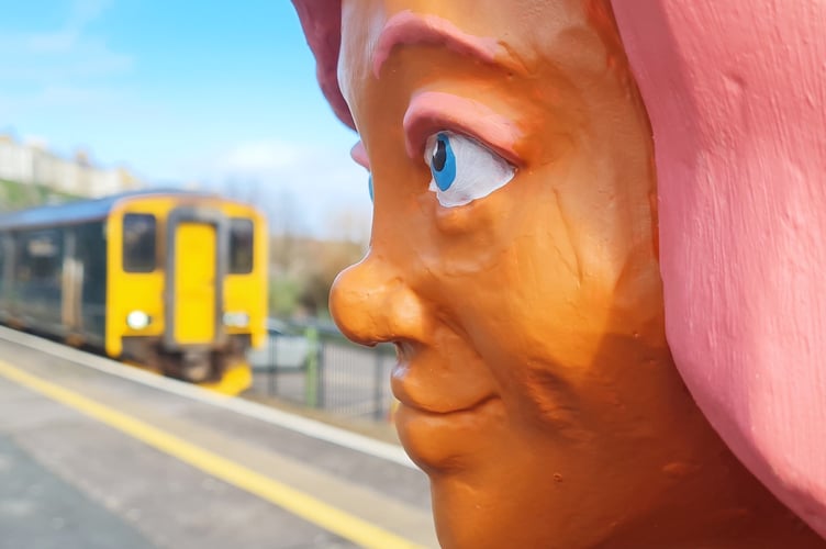 The Mermaid of Zennor at St Ives station